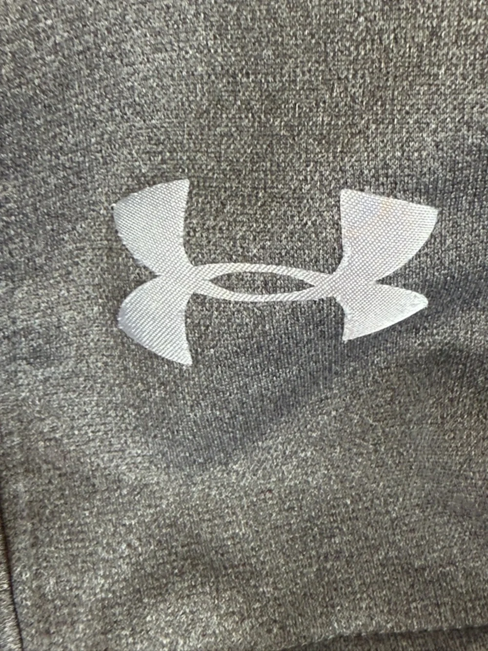 Under Armour Gray Hooded Sweatshirt with Large‎ Logo
